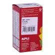 Rouleau de gommettes rondes &Oslash;33 mm m&eacute;tallis&eacute;es or - Apli photo du produit