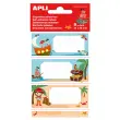 Étiquettes scolaires pirates 9 unités - Apli photo du produit