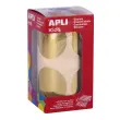 Rouleau gommettes rondes Ø 45 mm or - Apli photo du produit