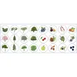 Rouleau de gommettes Arbres 360 unités - Apli photo du produit