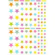 Gommettes étoiles enlevables aux couleurs Peps 6 feuilles - Apli photo du produit