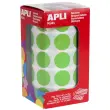 Rouleau gommettes rondes &Oslash; 20 mm vert clair - Apli photo du produit