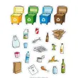 Gommettes thématiques Le Recyclage 12 feuilles - Apli photo du produit
