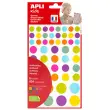 Gommettes rondes couleurs peps 6 feuilles - Apli photo du produit