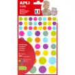 Gommettes rondes couleurs peps 6 feuilles - Apli photo du produit