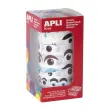 Rouleau gommettes yeux multicolores assortis - Apli photo du produit