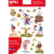 Gommettes thématiques L’Automne 12 feuilles - Apli photo du produit
