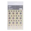 Gommettes étoiles 12,5 et 19,5 mm argent holographique 3 feuilles - Apli photo du produit