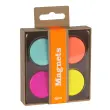Aimants Fluor collection 4 unit&eacute;s - Apli photo du produit