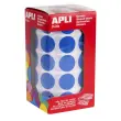 Rouleau gommettes rondes Ø 20 mm bleues - Apli photo du produit