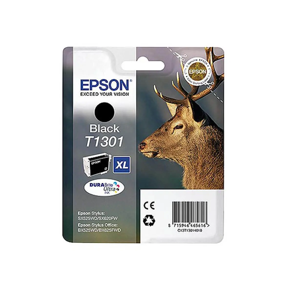 Cartouche EPSON T130 noire Cerf photo du produit