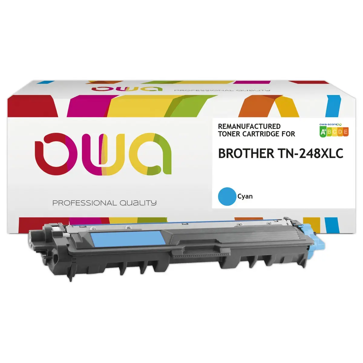 Toner &eacute;quivalent Brother TN-248CXL - Cyan - Owa photo du produit