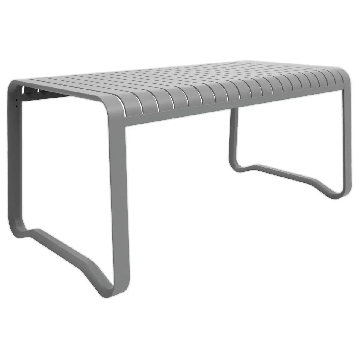 Table repas VERANO - Extérieur - 6 places - Gris alu - Officepro photo du produit