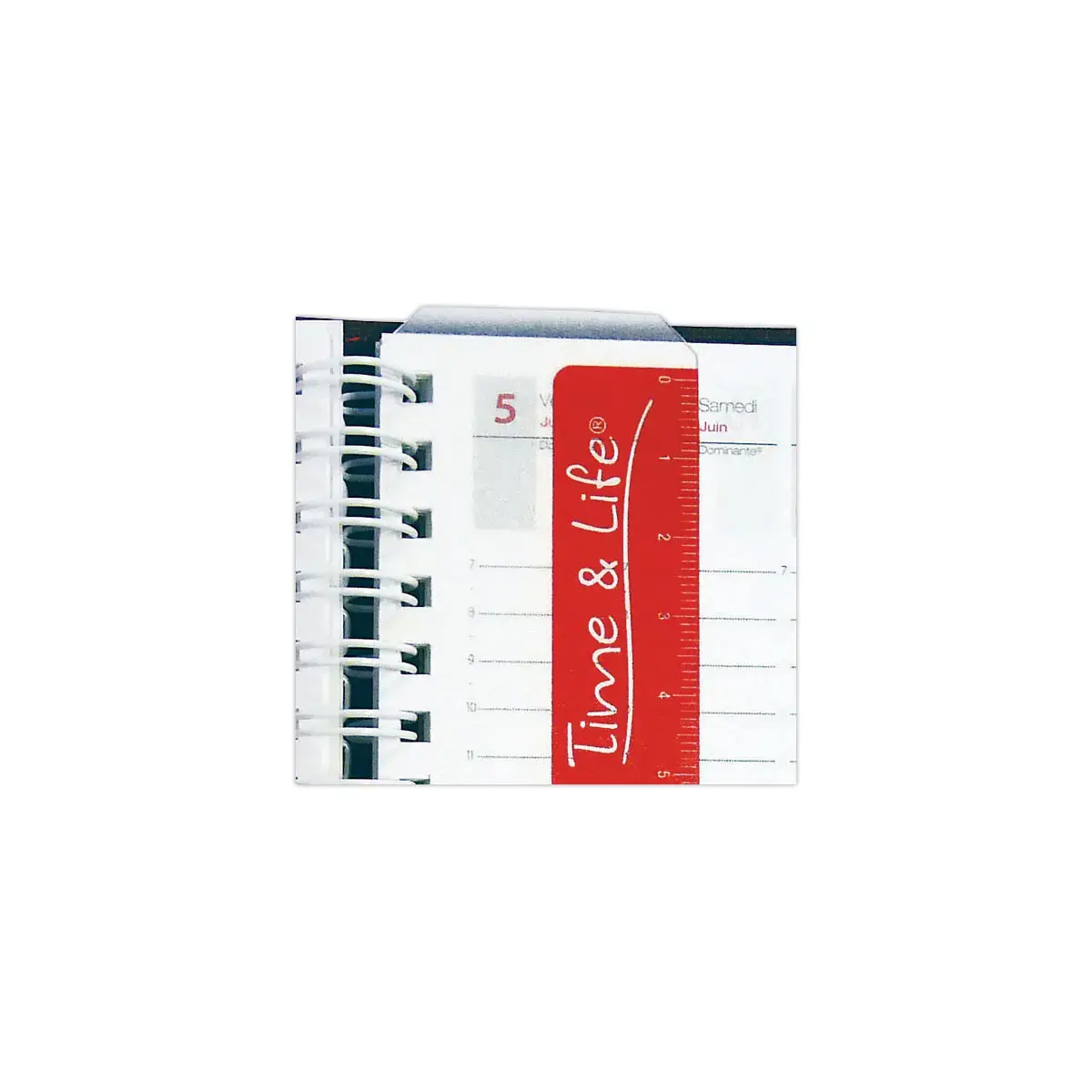 Agenda semainier  - 16x24 cm - D&eacute;cembre &agrave; d&eacute;cembre - Noir - QUO VADIS photo du produit