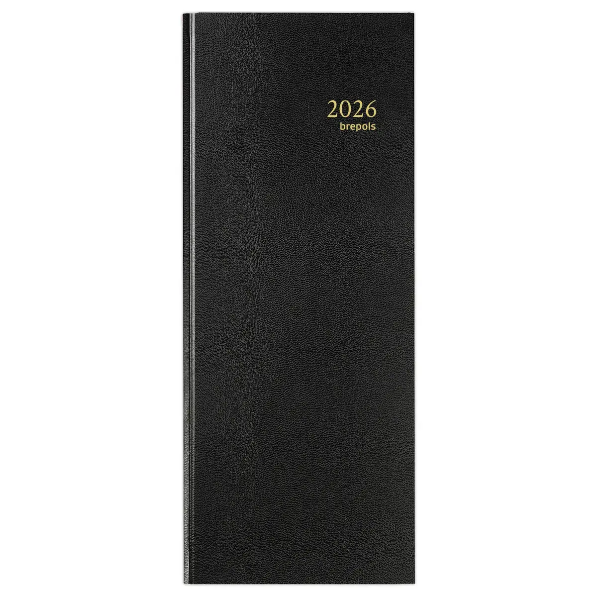 Agenda journalier  banque 1 volume - 14,3x32,5 cm - Noir - Janvier à décembre - BREPOLS photo du produit