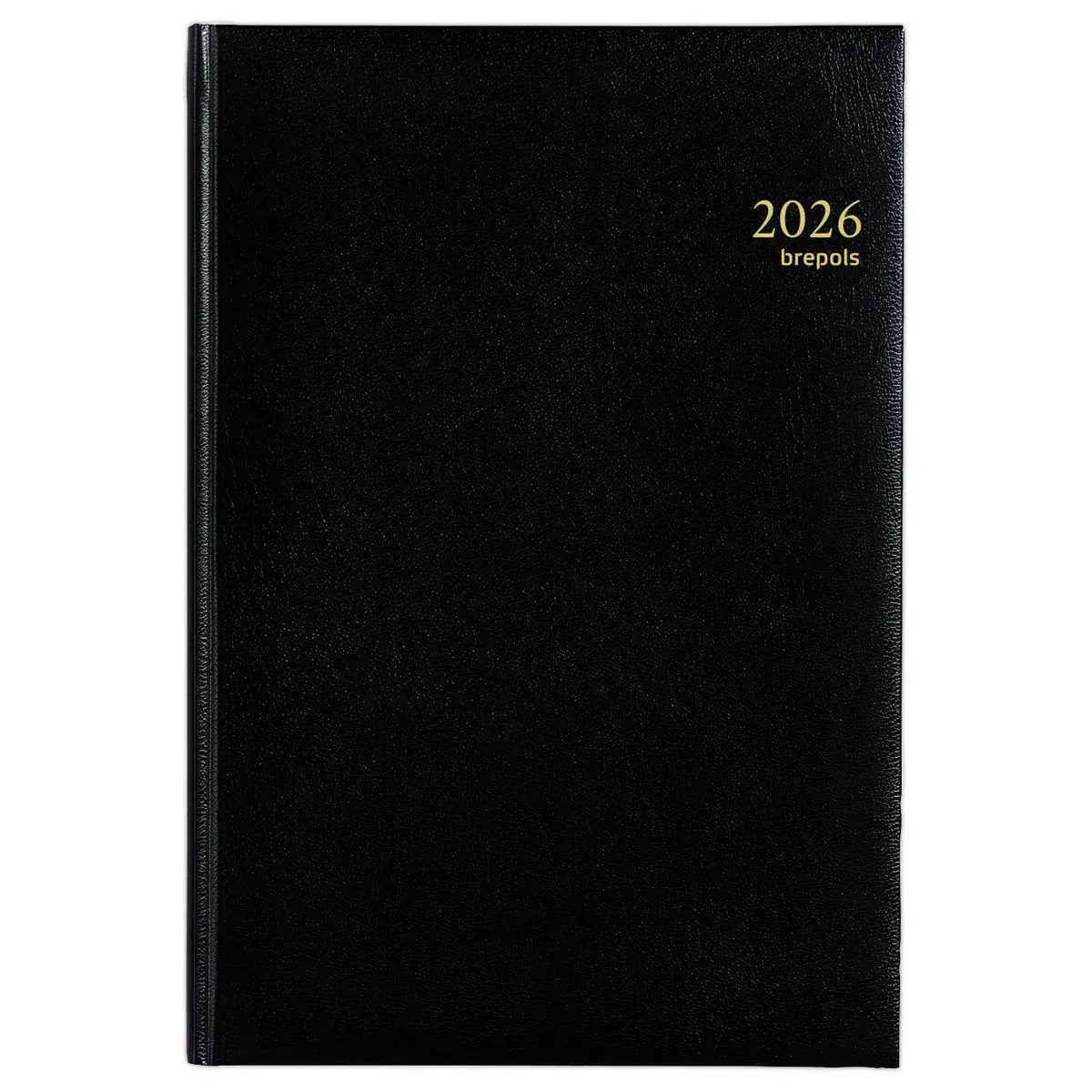 Agenda semainier  Omega - 21x29cm - Noir - Janvier &agrave; d&eacute;cembre - BREPOLS photo du produit