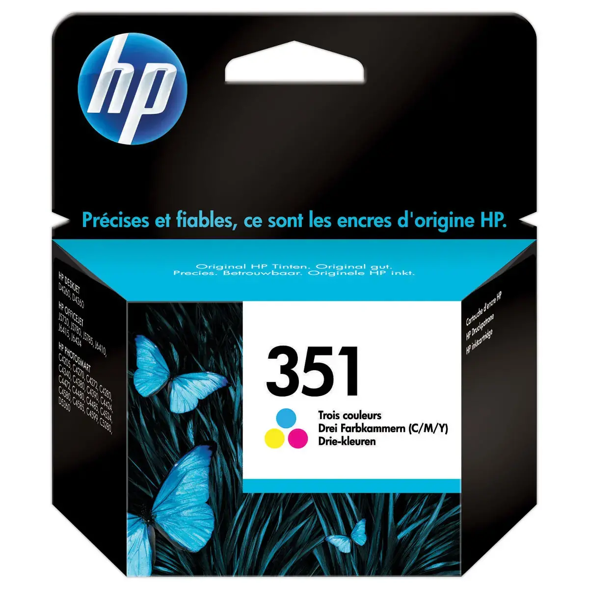 HP 351 cartouche d'encre 3 couleurs CB337EE - HP photo du produit