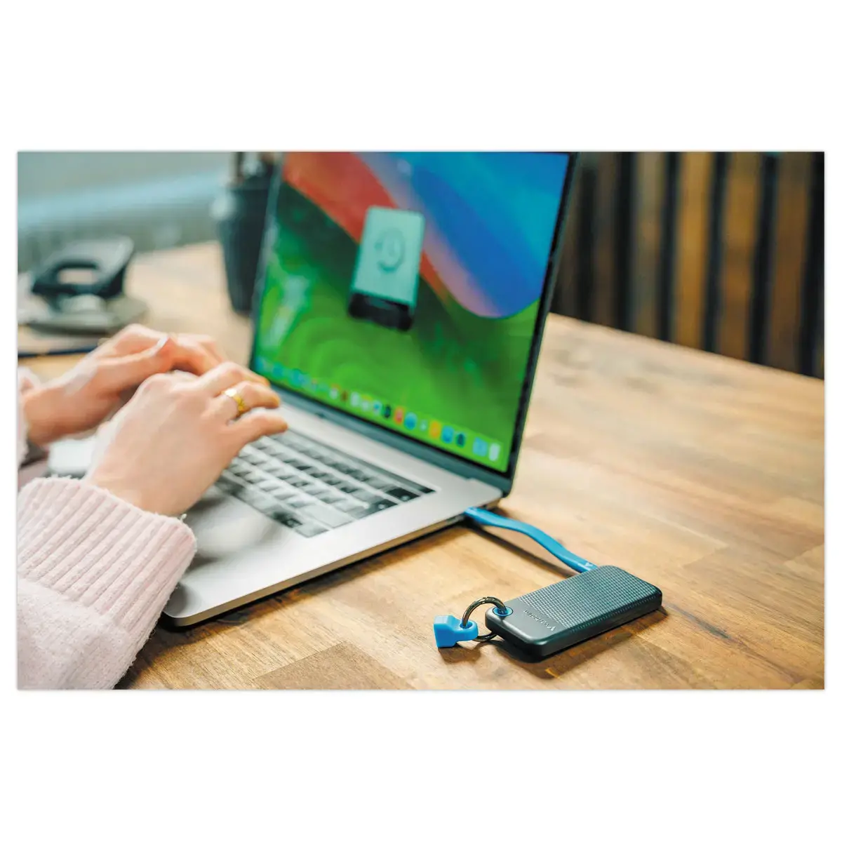 Pocket SSD USB 3.2 Gen 2 2TB NR/BLEU photo du produit