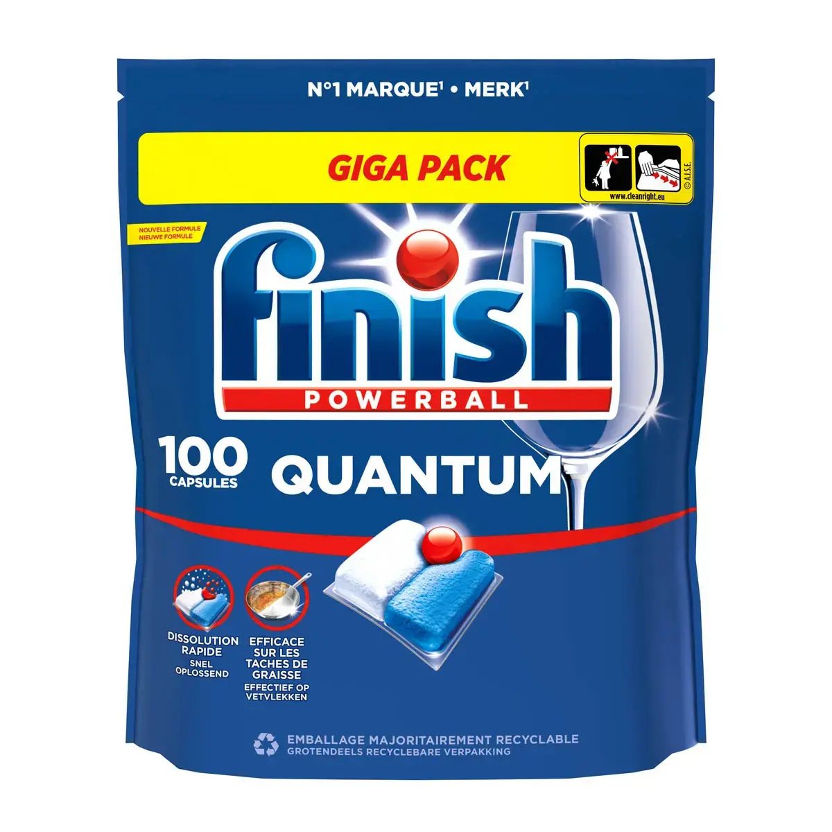 Tablettes pour lave-vaiselle - Quantum photo du produit