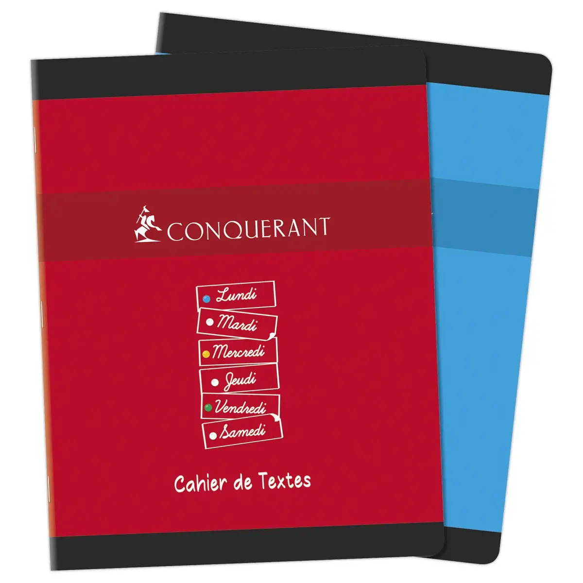 Cahier de texte - couverture carton - 124P - SEYES 70g photo du produit