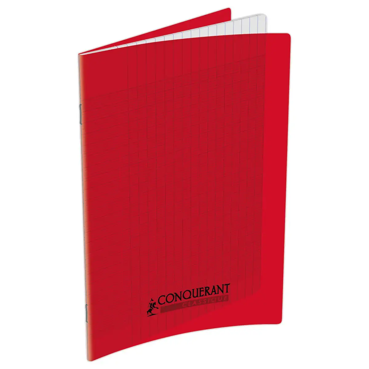 Cahier polypropylène piqûre 32P SEYES 90g rouge photo du produit