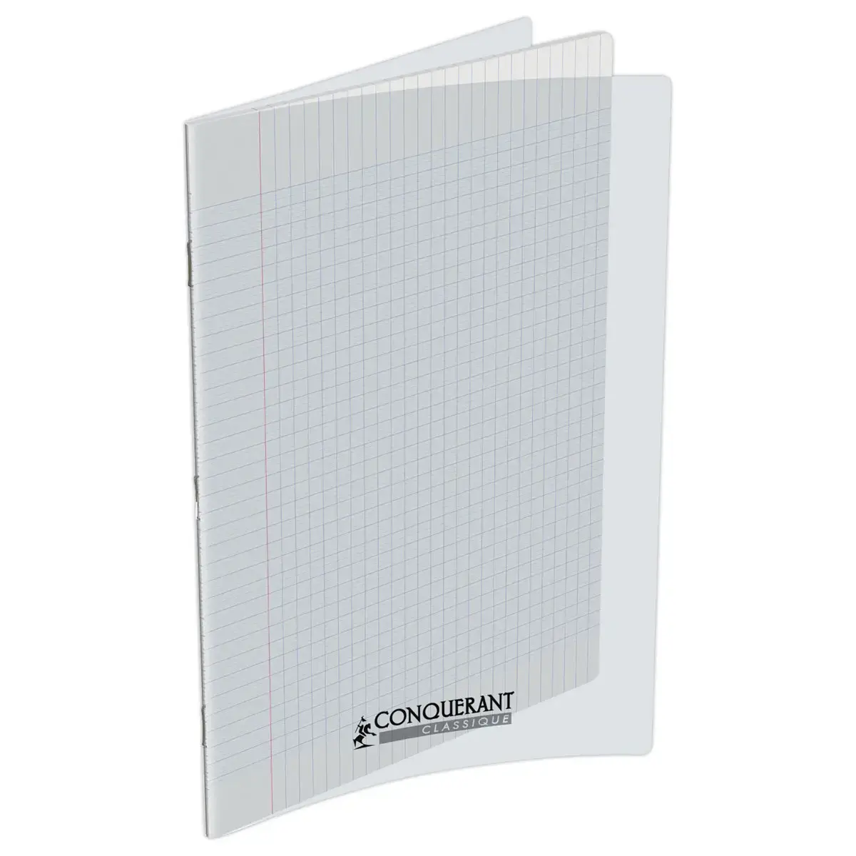 Cahier polypropyl&egrave;ne piq&ucirc;re 96P SEYES 240x320 90g incolore photo du produit