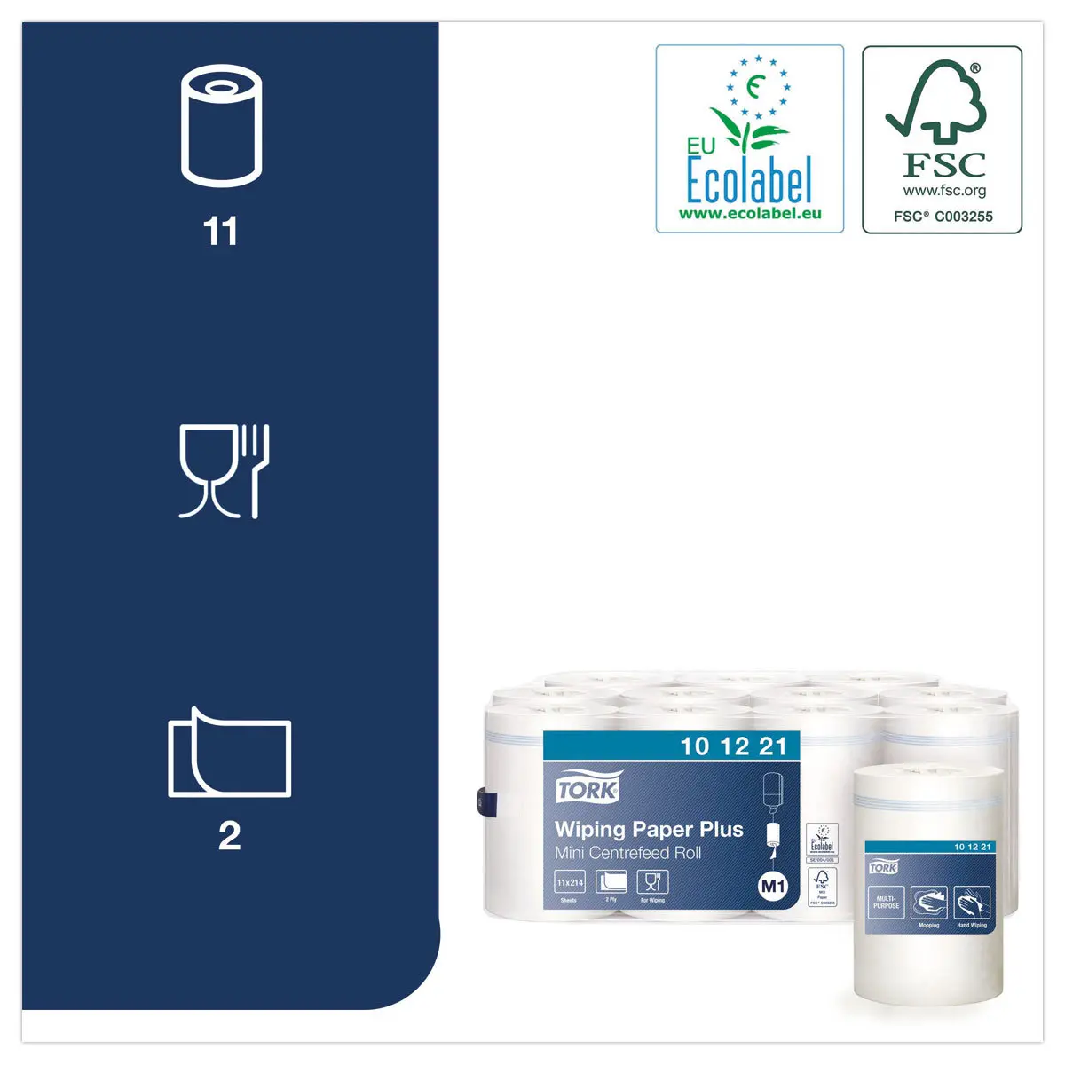 11 Bobines à dévidage central - TORK photo du produit