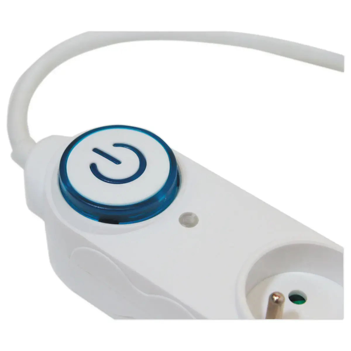 Bloc multiprises 5 prises - C&acirc;ble 1,5 m - Avec interrupteur photo du produit