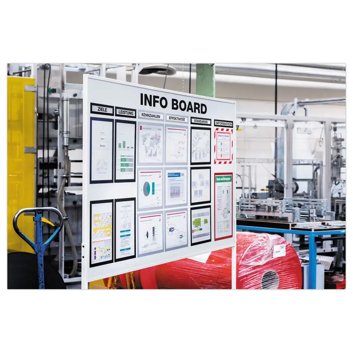 10 Cadres d'affichage adhésif Duraframe -A4 - Blanc photo du produit