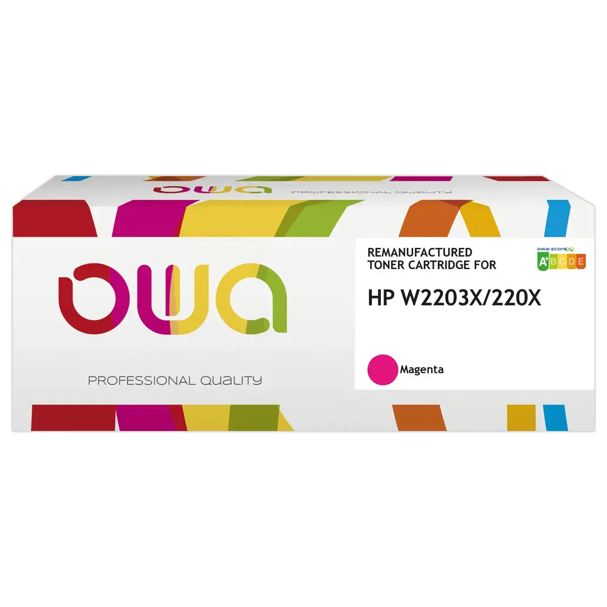 Toner compatible HP W2203X OWA magenta photo du produit