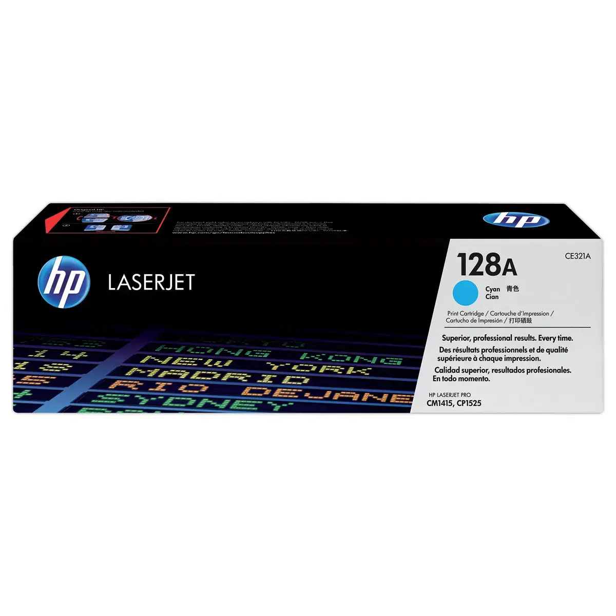 HP 128A CE321A toner cyan photo du produit