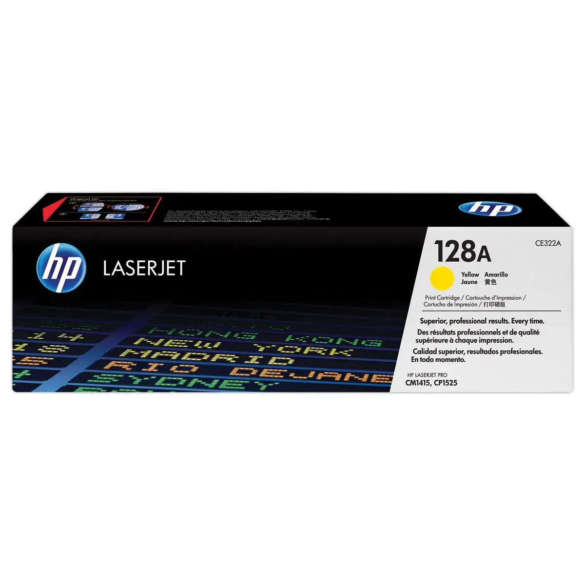 Toner 128A CE322A - Jaune - HP photo du produit