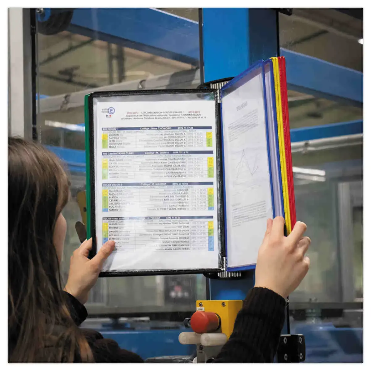 10 Pochettes + support Technic TARIFOLD - Assortis photo du produit