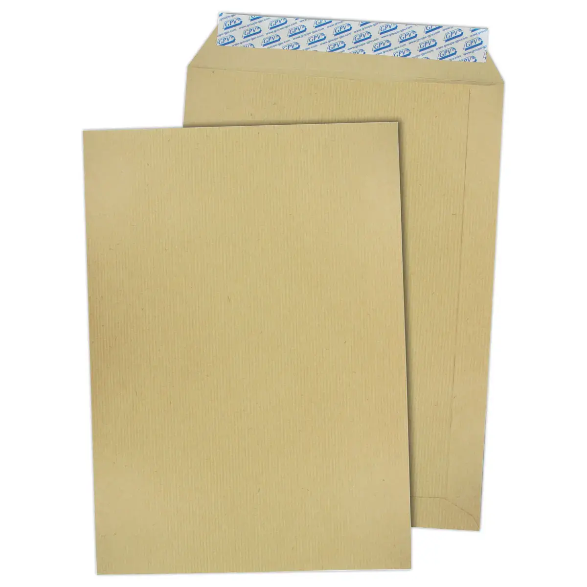 250 Pochettes kraft brun - 90 g - 229 x 324 mm - Sans fenêtre - GPV photo du produit