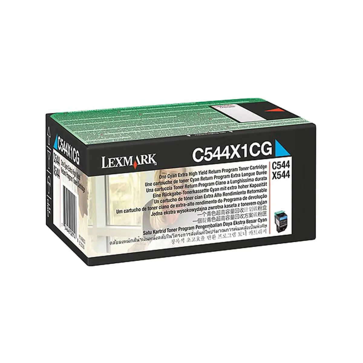 Toner LEXMARK cyan C544X1CG photo du produit