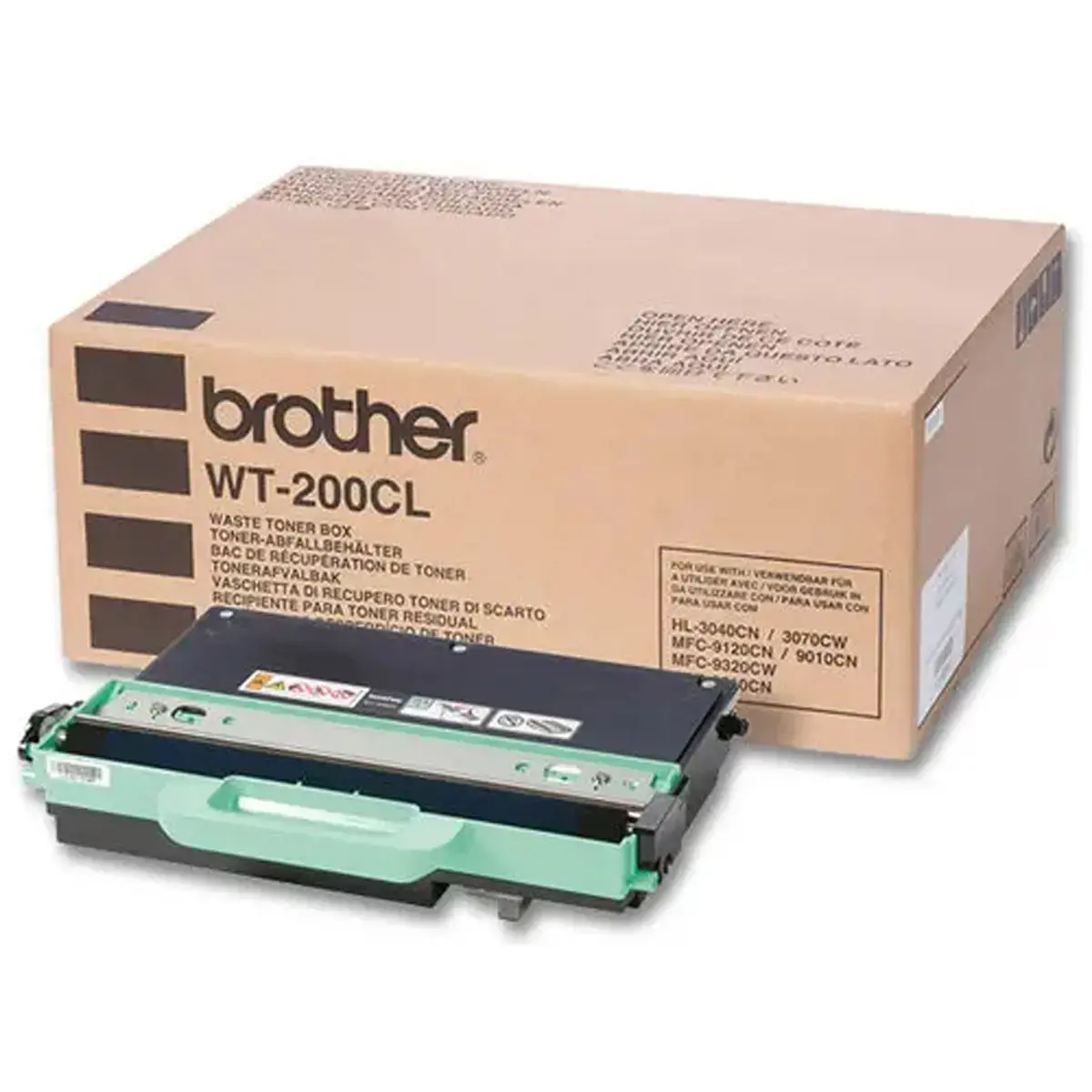 Collecteur de toner usag&eacute; Brother WT200CL photo du produit
