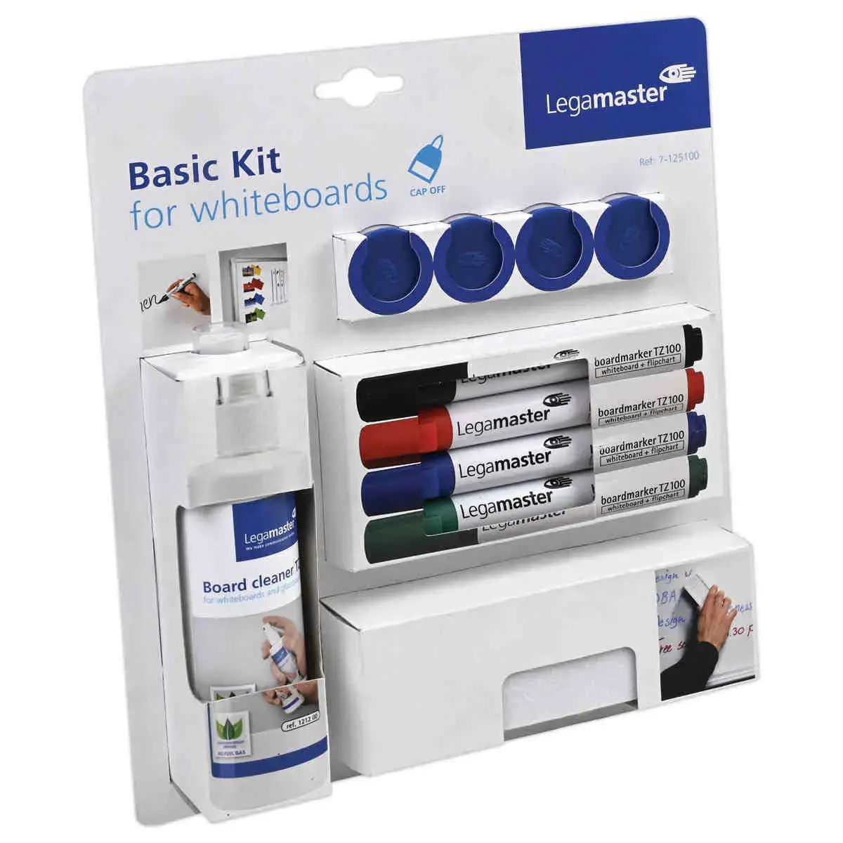 Kit de d&eacute;marrage pour tableau blanc - 10 pi&egrave;ces - Legamaster photo du produit