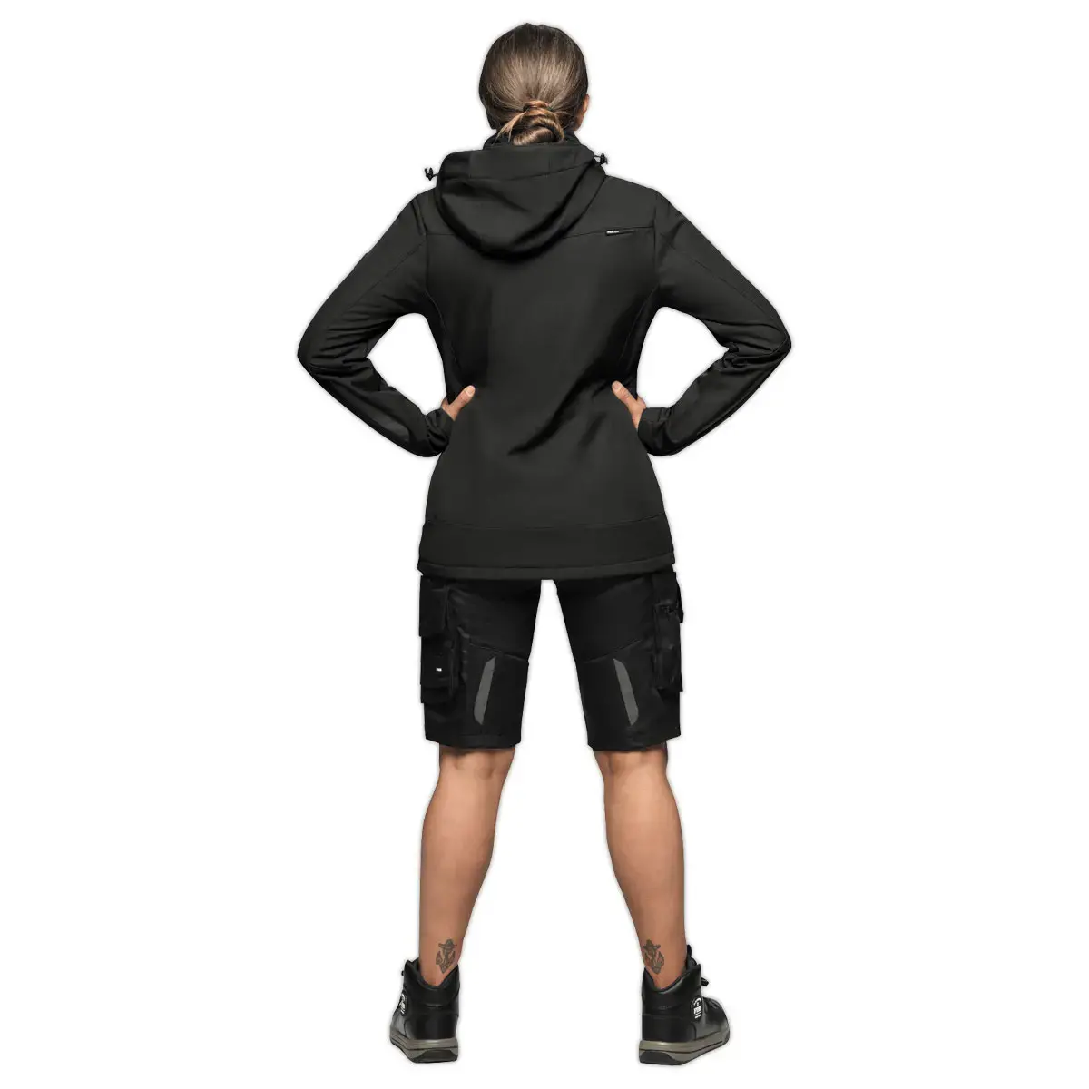 Bermuda de travail multipoches annika pour femme – noir – taille 36 photo du produit