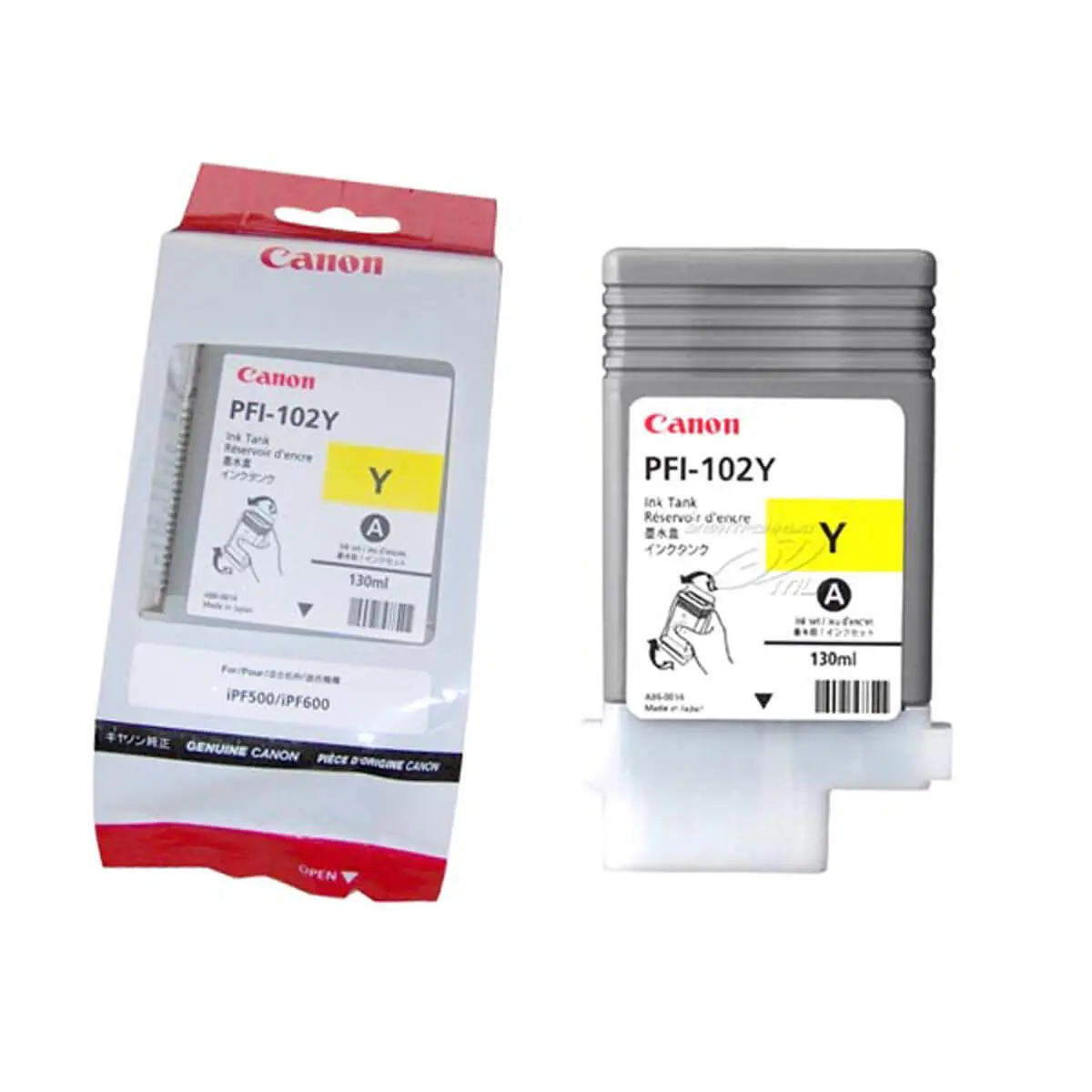 Cartouche Canon PFI102Y jaune photo du produit