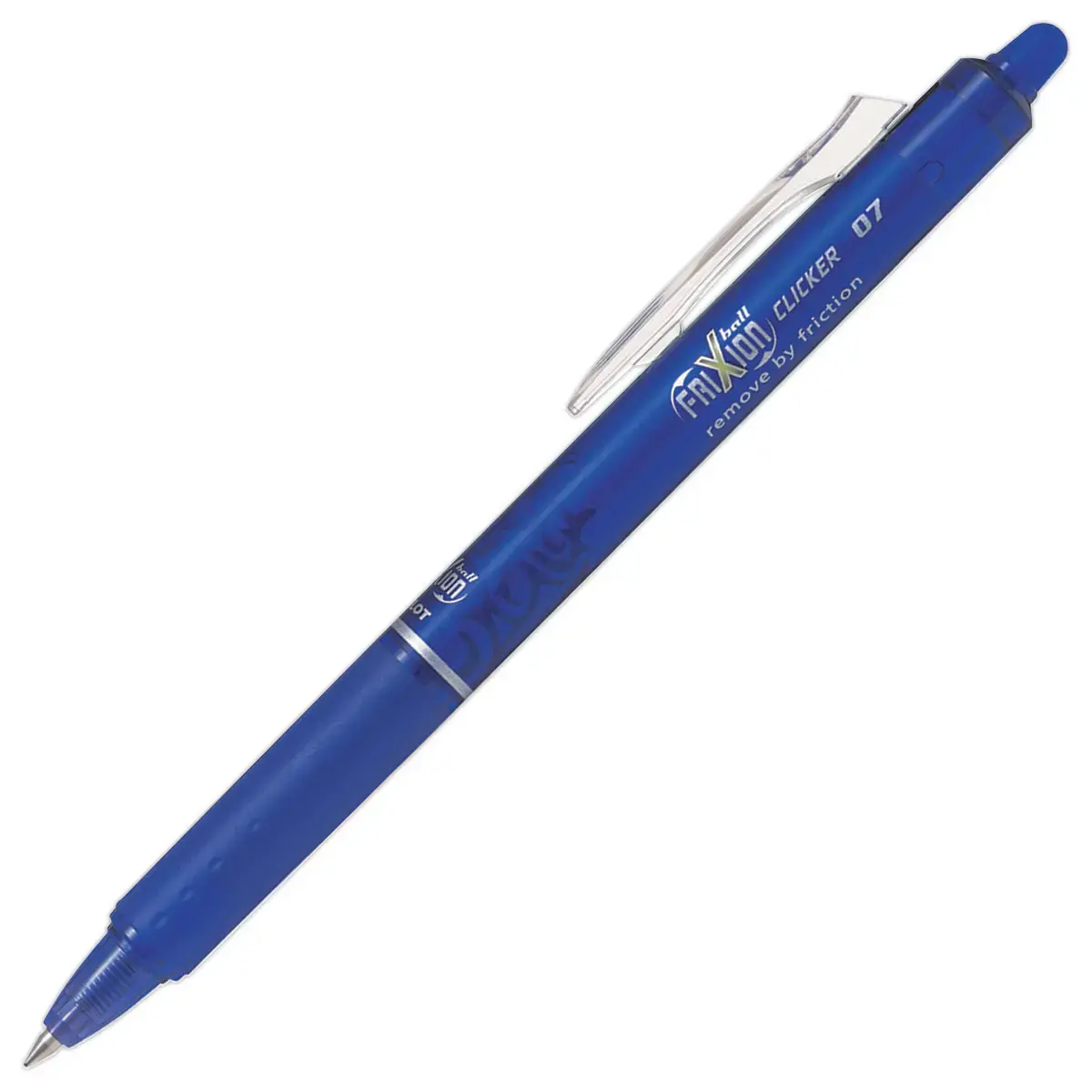 Stylo &agrave; bille gel FriXion Ball Clicker 07 - Effa&ccedil;able - Pointe moyenne - Bleu - Pilot photo du produit