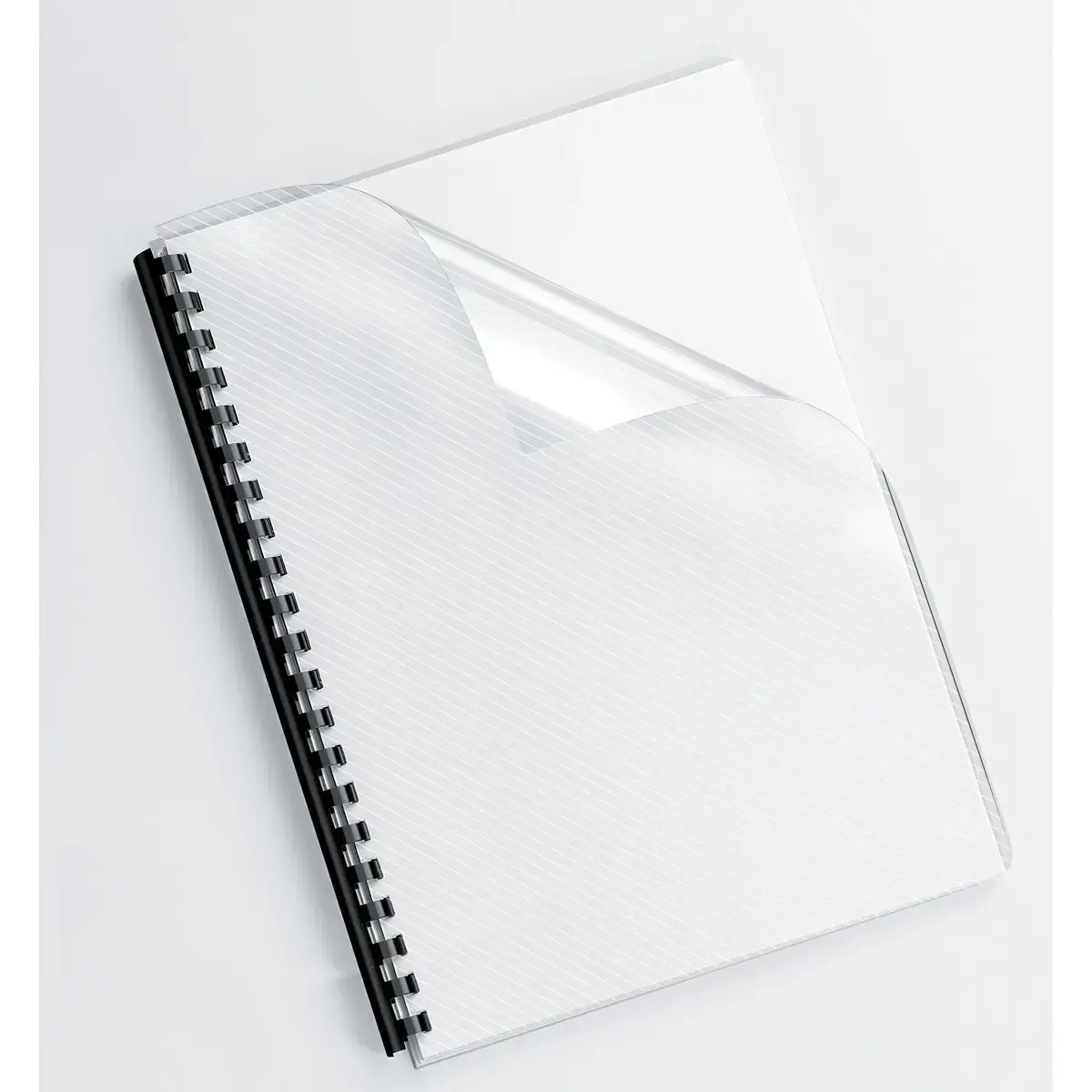 100 Couvertures Earth Series transparentes polypropyl&egrave;ne - A4 - Fellowes photo du produit