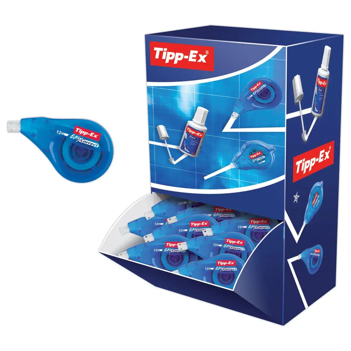 20 Rubans correcteurs lat&eacute;raux Easy Correct - 12 m x 4.2 mm - Tipp-Ex photo du produit