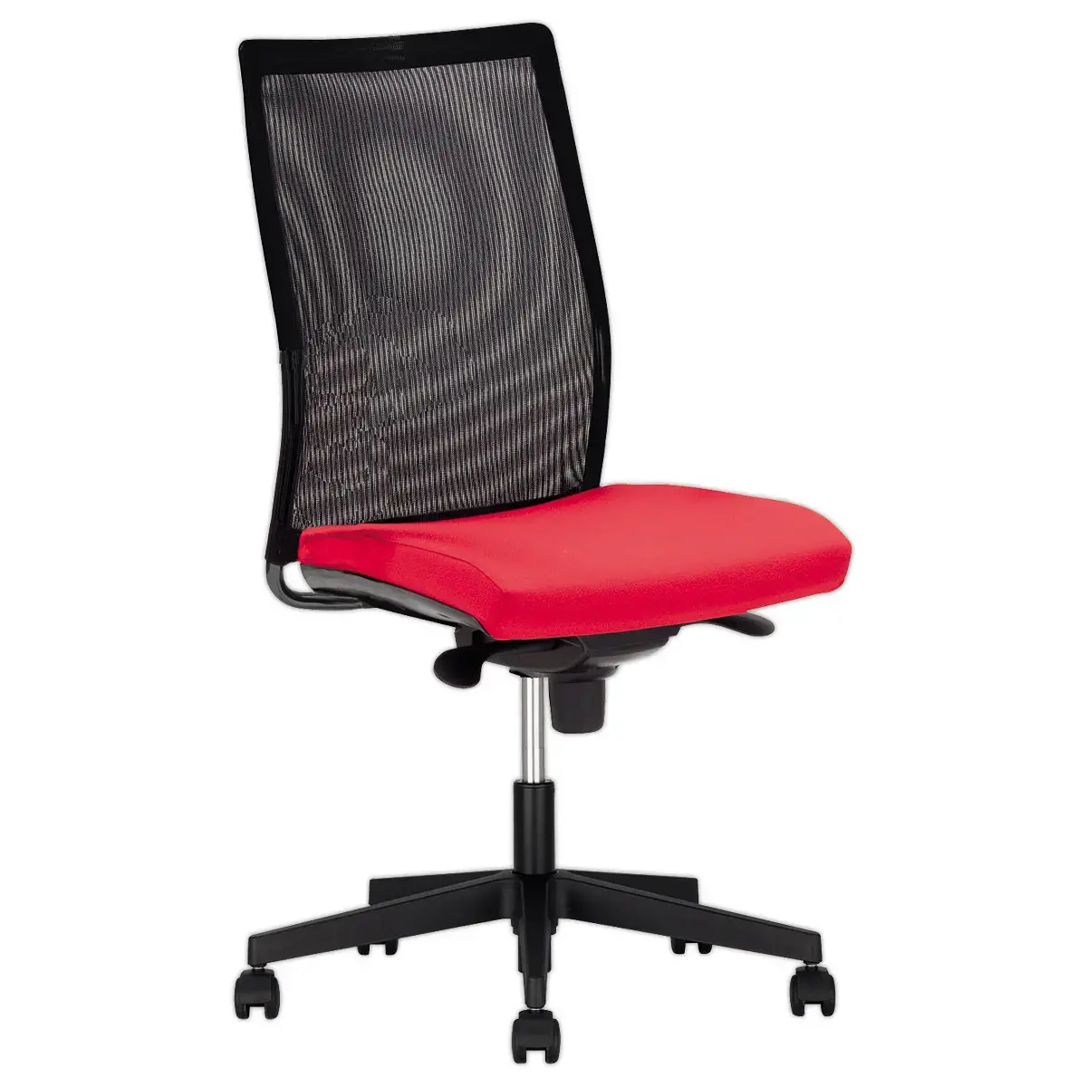 Siège de bureau Intrata à mécanisme synchrone - Noir et rouge photo du produit