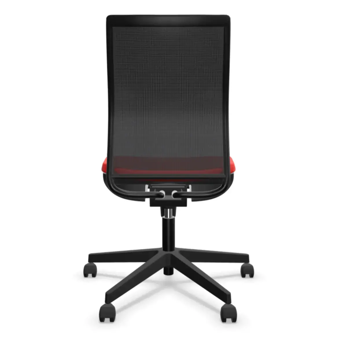 Siège de bureau Intrata à mécanisme synchrone - Noir et rouge photo du produit