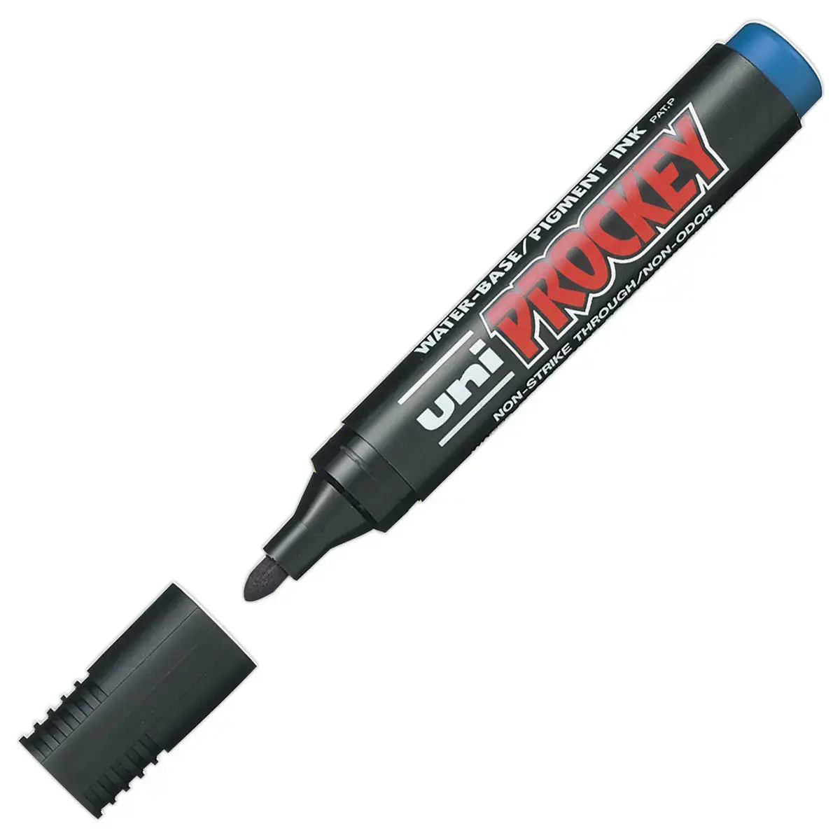 Marqueur permanent PROCKEY PM 122 - Pointe ogive - Bleu - UNIBALL photo du produit