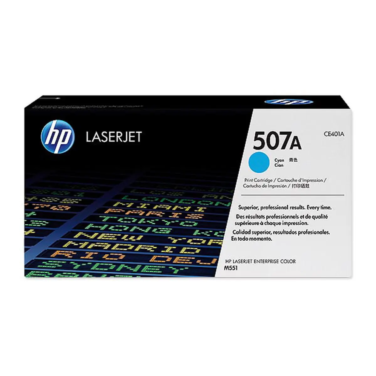 HP 507A CE401A toner cyan - HP photo du produit
