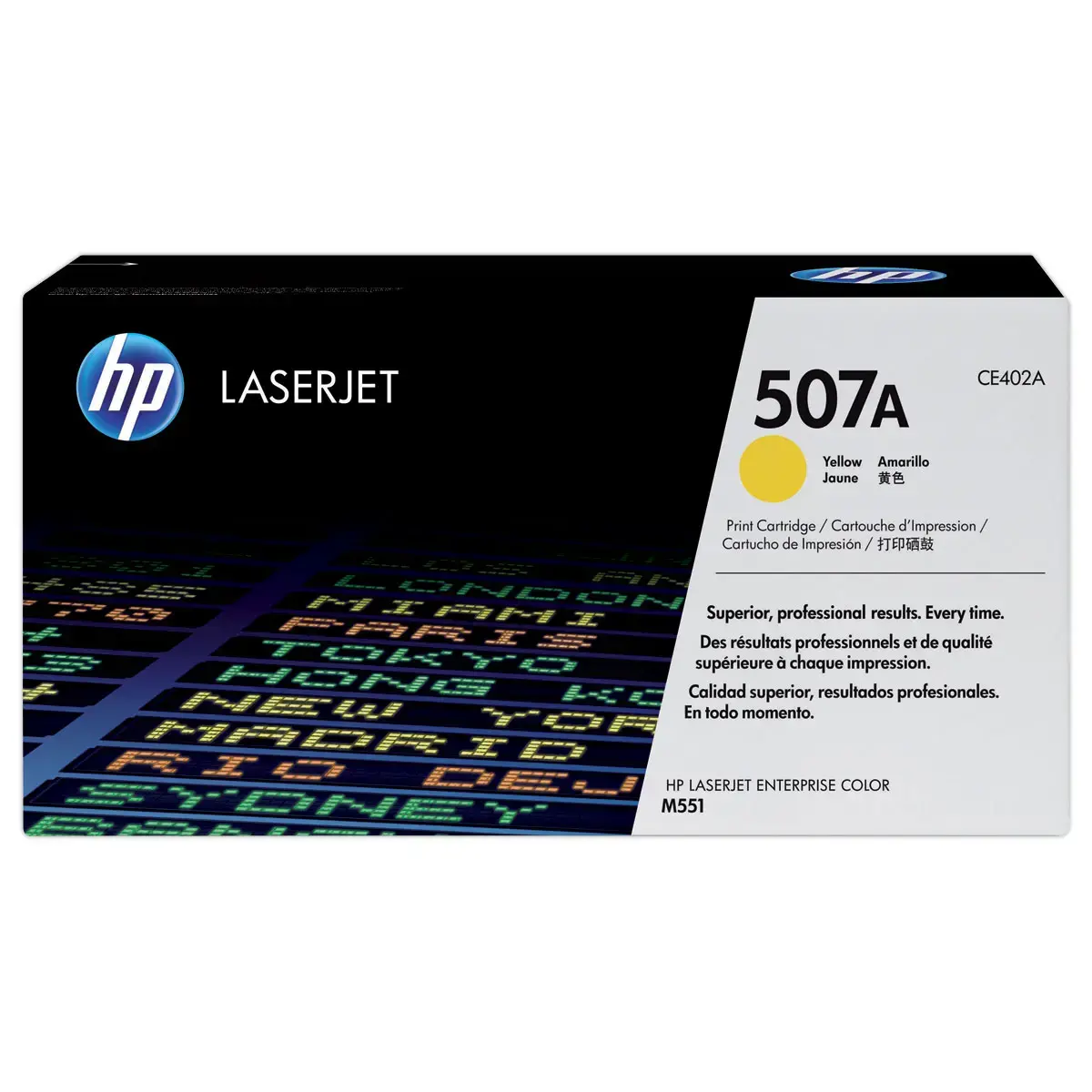 HP 507A CE402A toner jaune - HP photo du produit