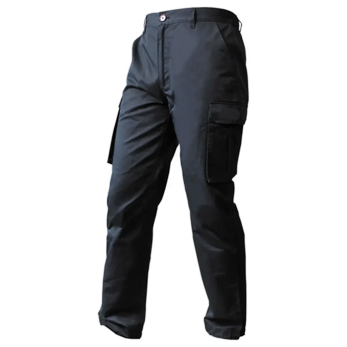 Pantalon multipoche noir homme taille 70 photo du produit