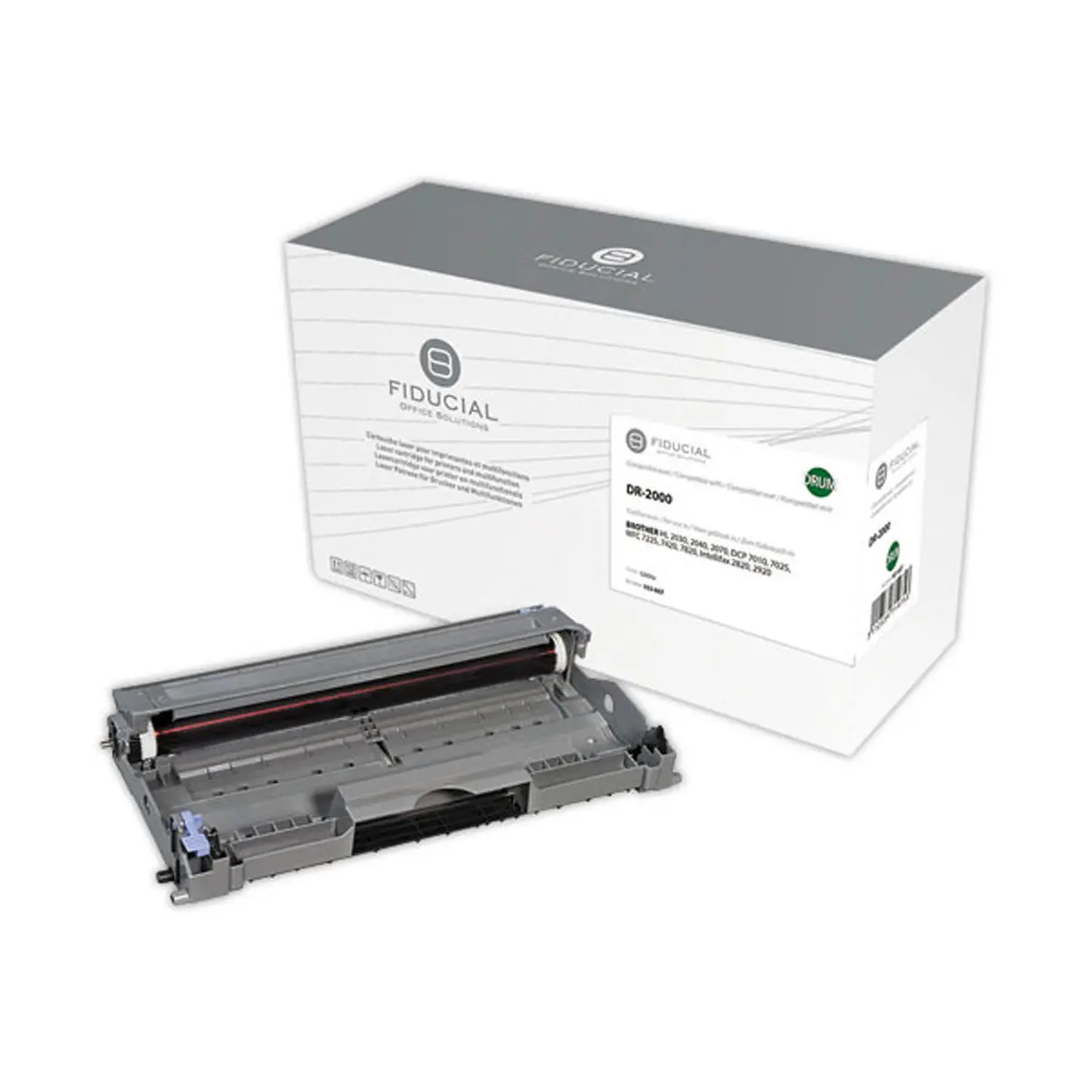 Tambour remanufacturé éq. BROTHER DR-2000 - Noir photo du produit