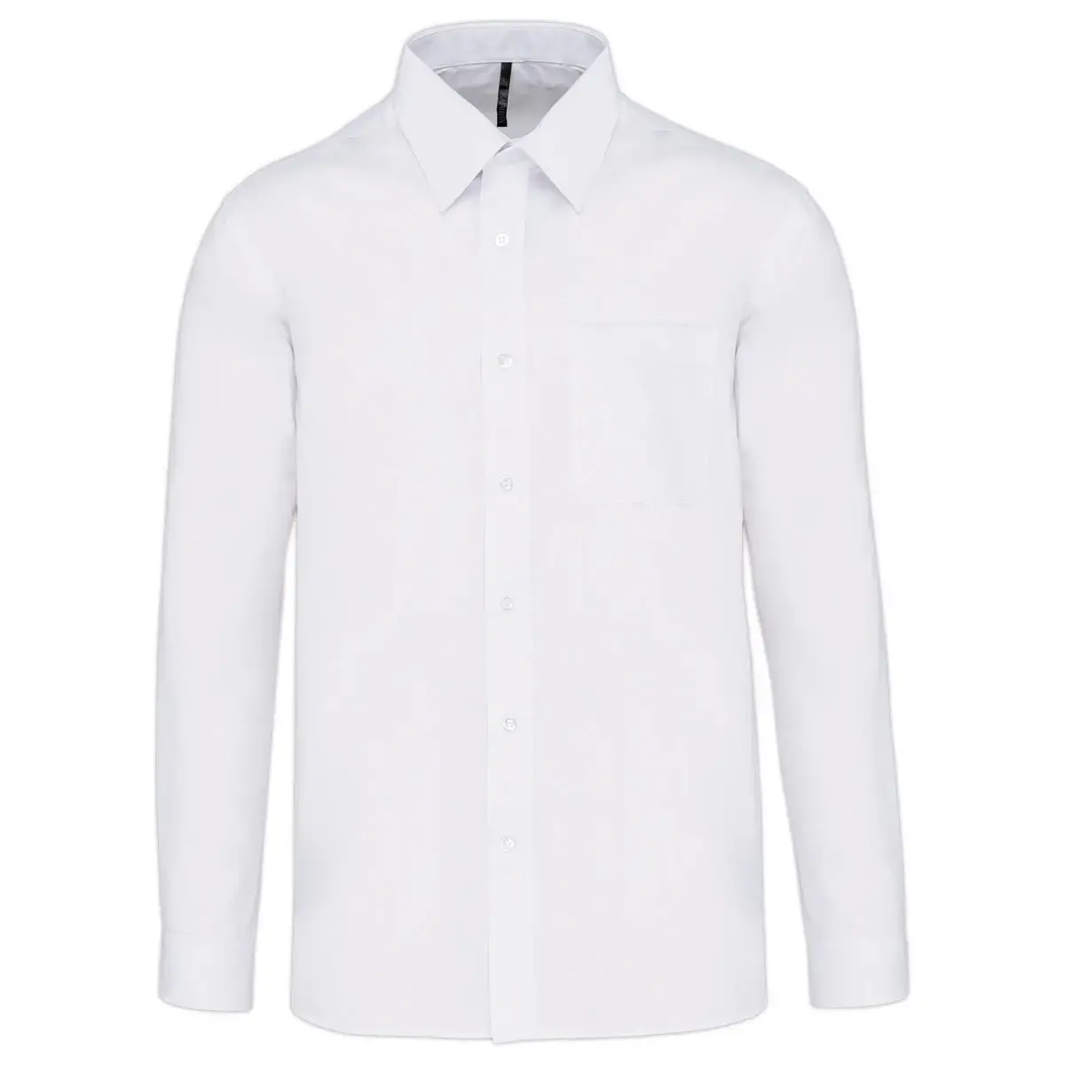Chemise popeline polycoton homme - Taille S - Blanc photo du produit